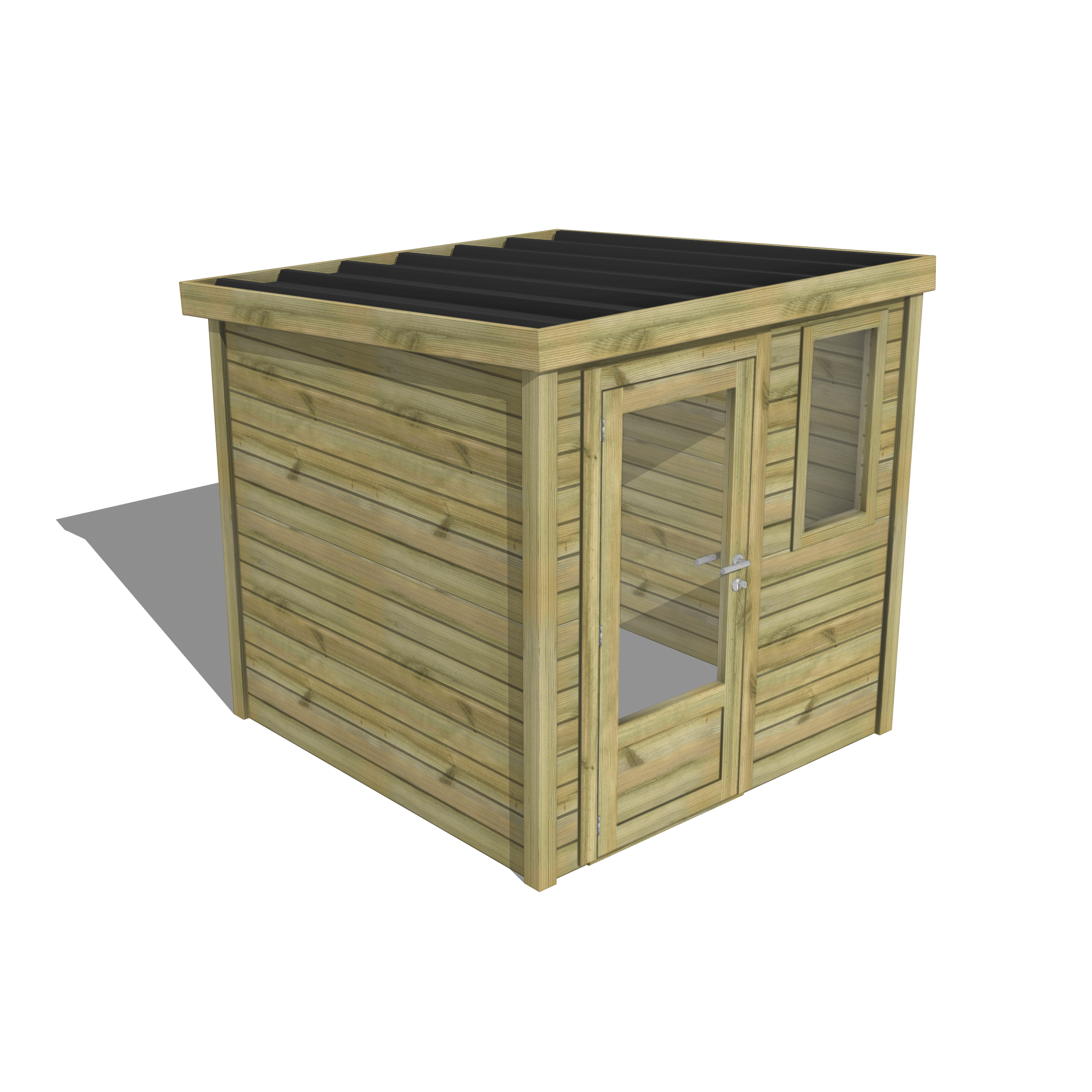 Abri Français Essentiel abri de jardin porte vitrée 4,1 m²