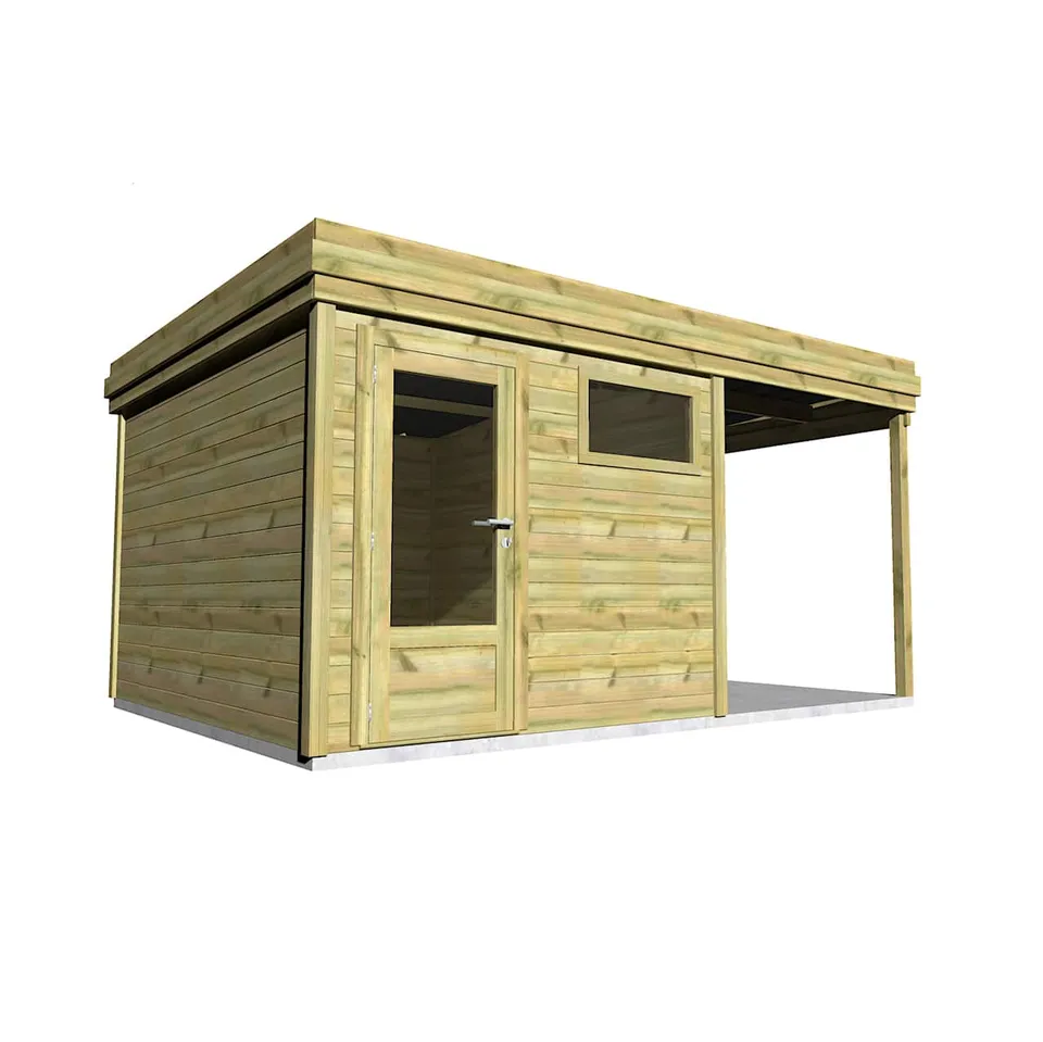 Abri Français Origine Mono-Pente 17,7 m² abri de jardin