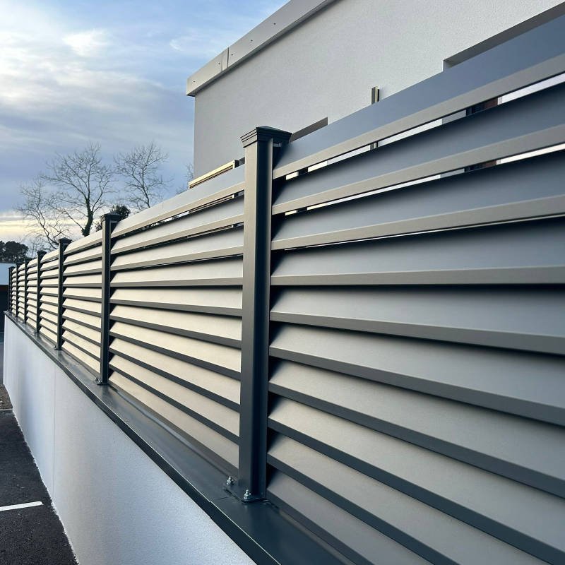 Europe Clôture Clôtures aluminium kit lame alu au m²
