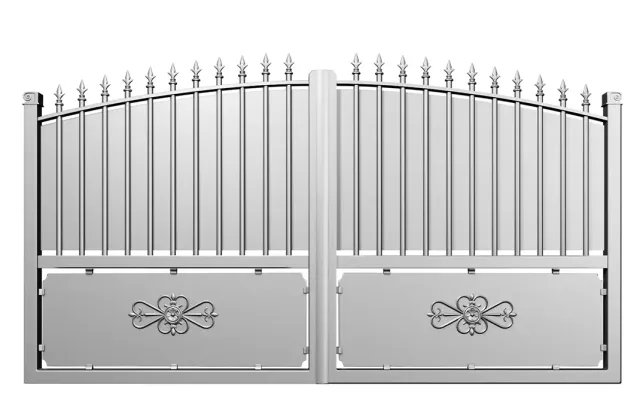Préfalu Oriflamme portail battant aluminium extérieur