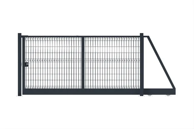 METAL GARDEN Portails Autoportés portail grillagé acier 3000
