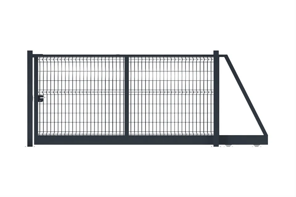 METAL GARDEN Portails Autoportés portail grillagé acier 3000