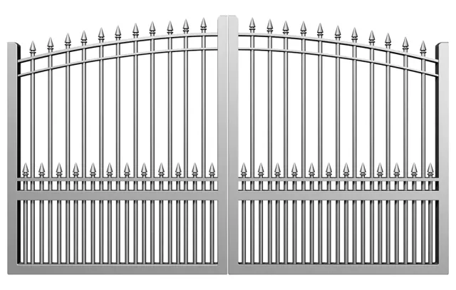 Préfalu ARC portail battant aluminium extérieur jardin