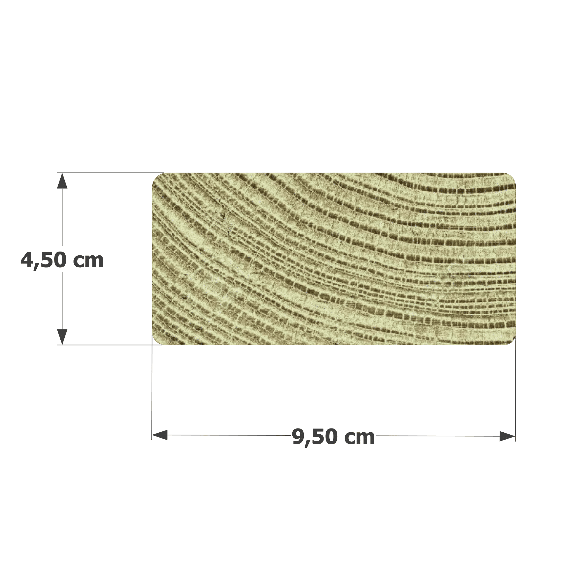 Abri Français Bois au détail Chevron vert 45x95 mm classe 4