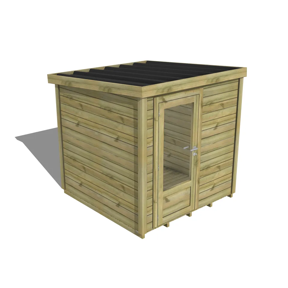 Abri Français Essentiel 2,02x2,02 m abri jardin 4,1 m2 plancher