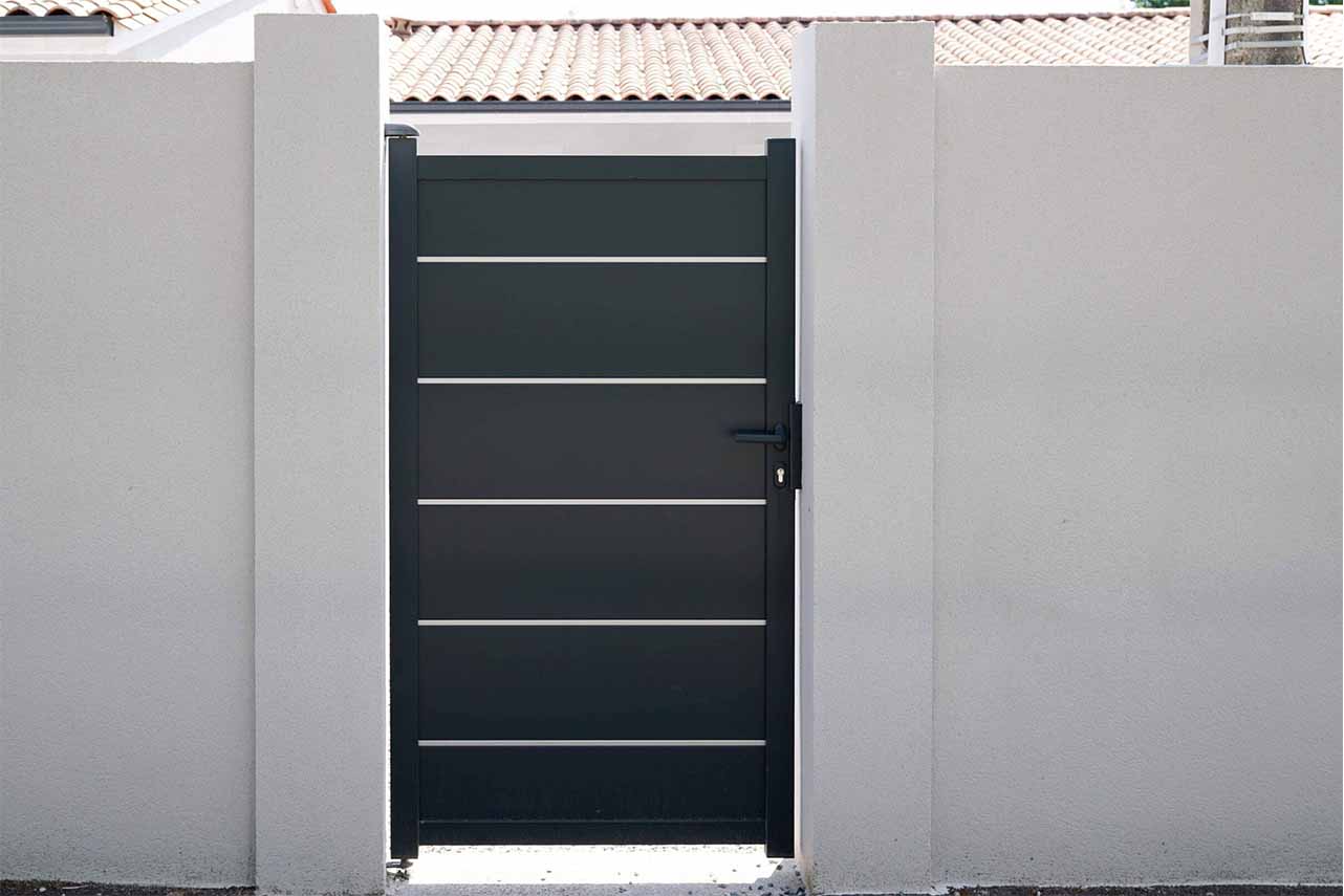 METAL GARDEN Accessoires Portails butée portillon aluminium