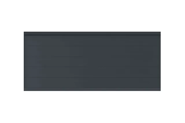 METAL GARDEN Brise-Vues Aluminium plein 200 mm brise vue 1830 mm