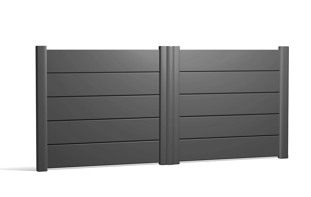 Préfalu BELLEDONE portail battant aluminium plein