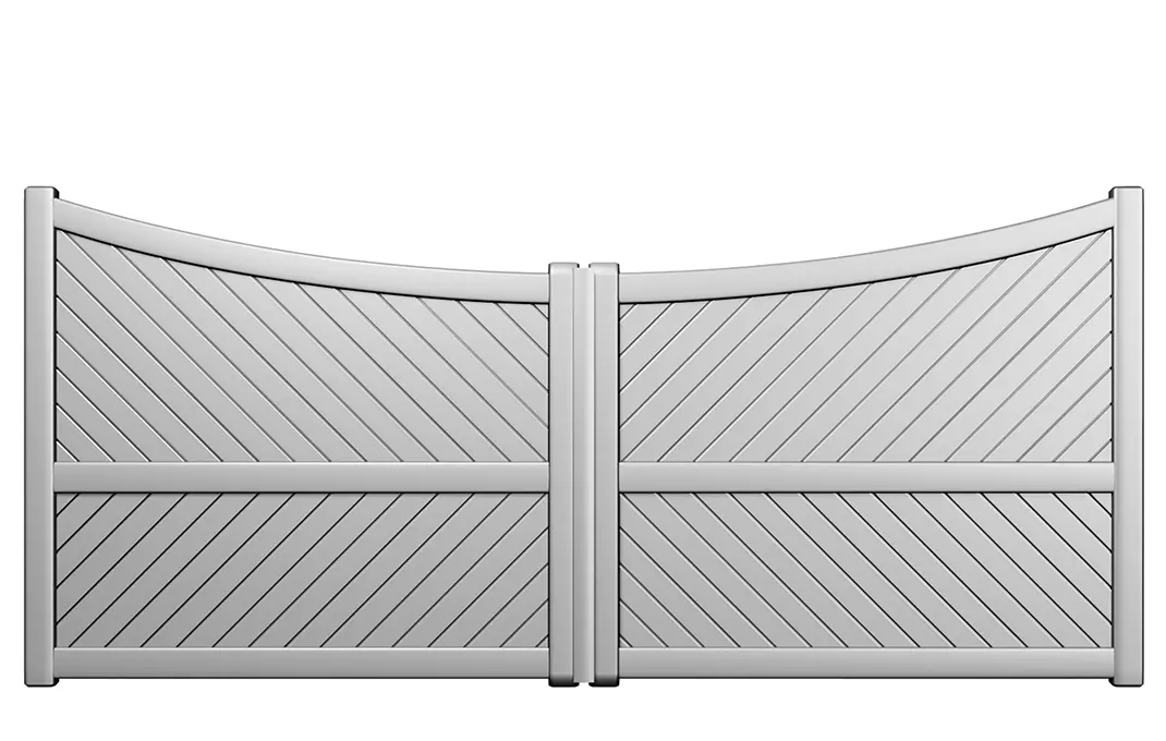 Préfalu Gaspard portail battant aluminium extérieur