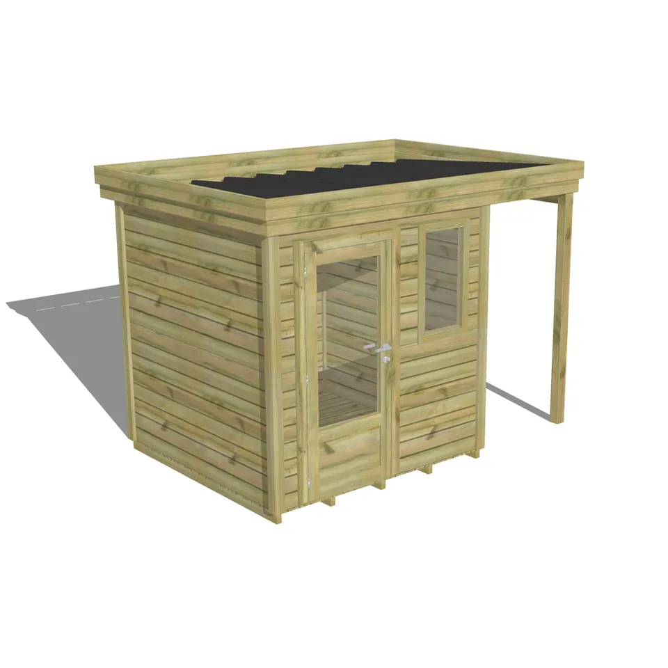 Abri Français Gamme Origine abri stockage 4,1 m² plancher