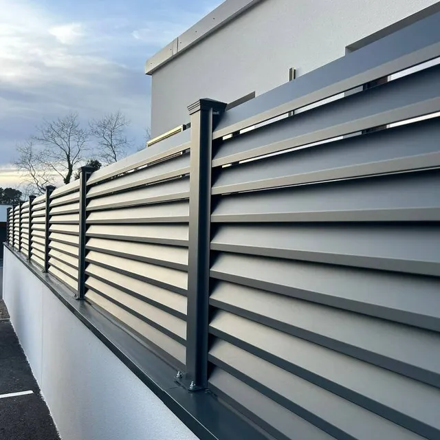 Europe Clôture Clôtures aluminium kit lame alu au m²