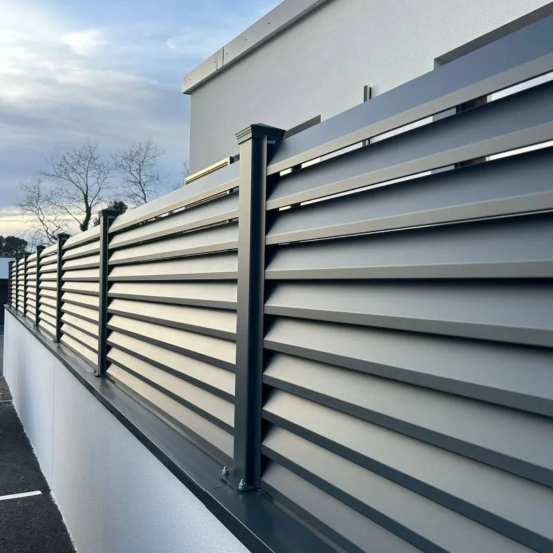 Europe Clôture Clôtures aluminium kit lame alu au m²