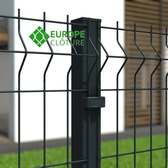 Europe Clôture Accessoires clip + cache-vis poteau carré