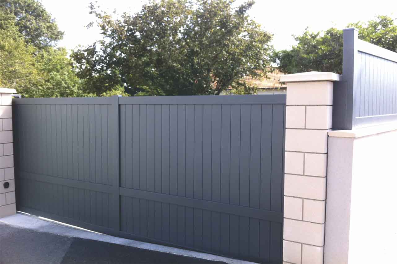METAL GARDEN Coulissants Aluminium portail coulissant 3500x1600