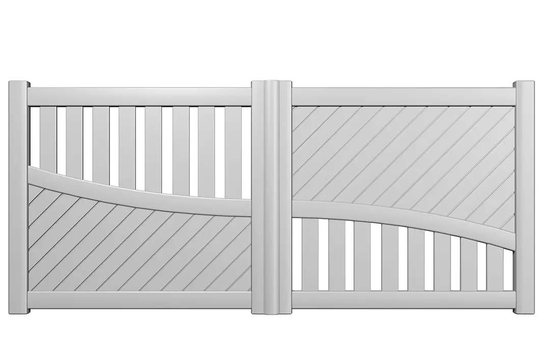 Préfalu BOHEME portail battant aluminium motorisable