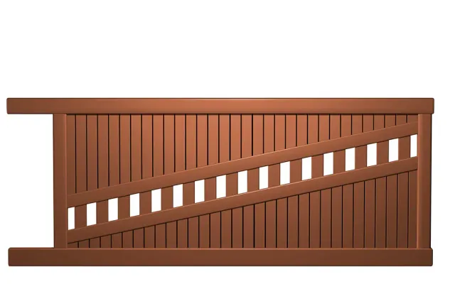 Préfalu LAUCH portail battant aluminium jardin