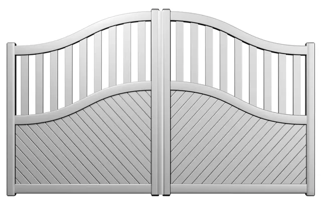 Préfalu Albert portail battant aluminium jardin