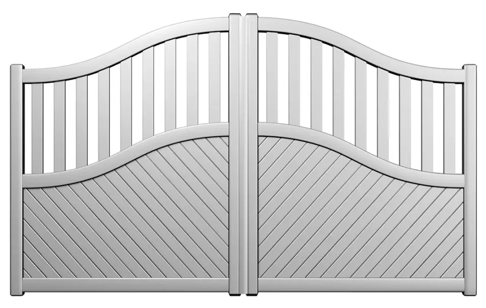 Préfalu Albert portail battant aluminium jardin