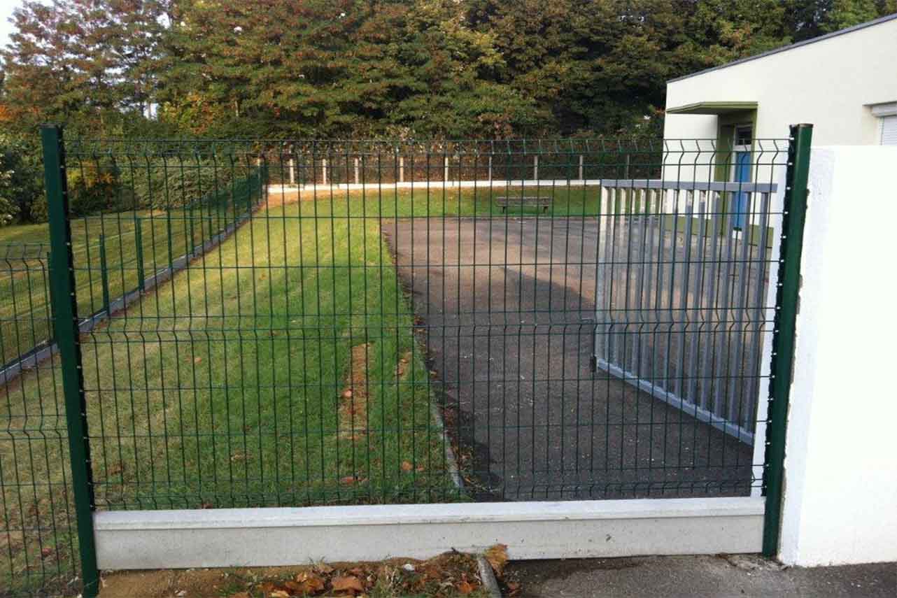 METAL GARDEN Grillages rigides panneau à sceller 630 mm soubassement