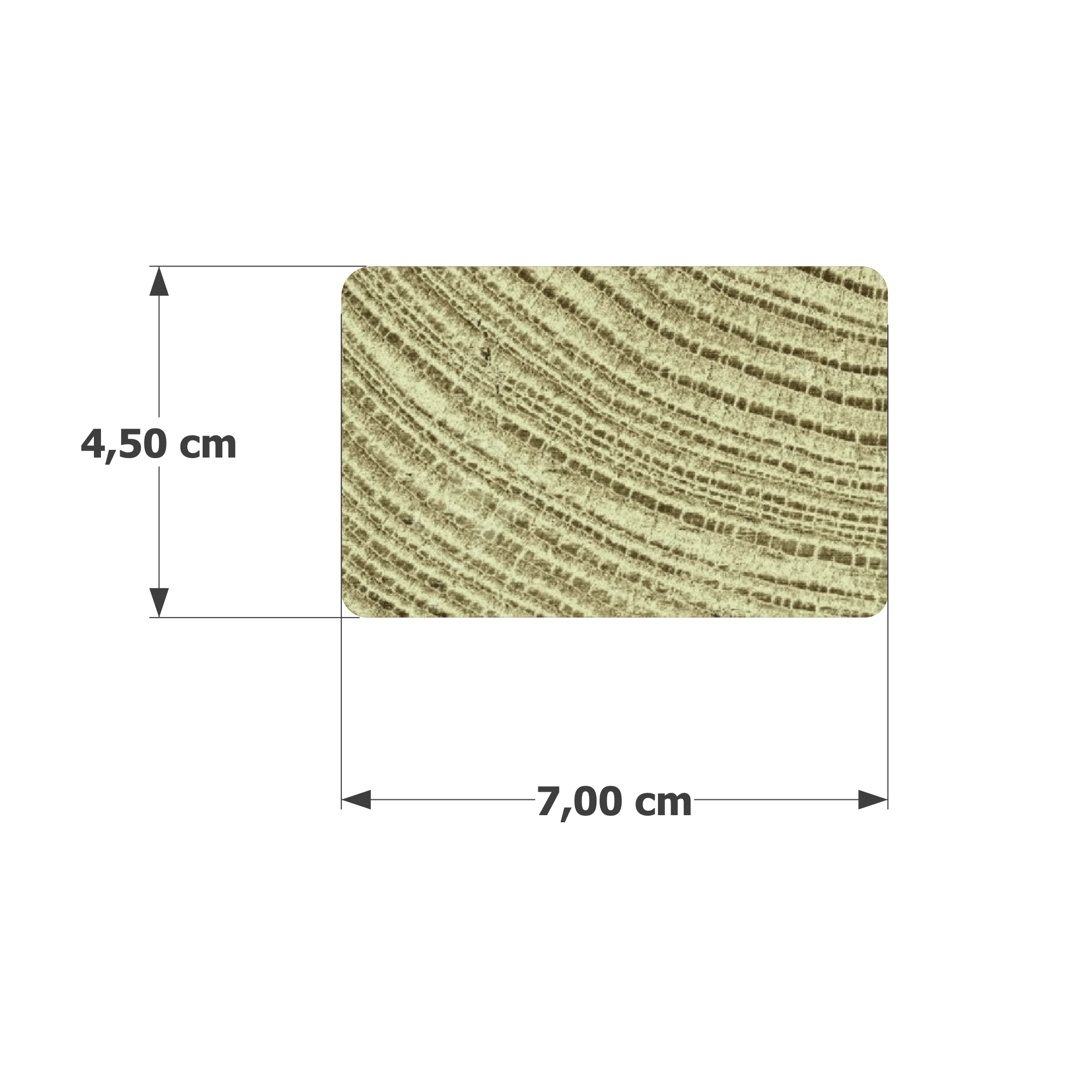 Abri Français chevron pin sylvestre 45x70 mm classe 4