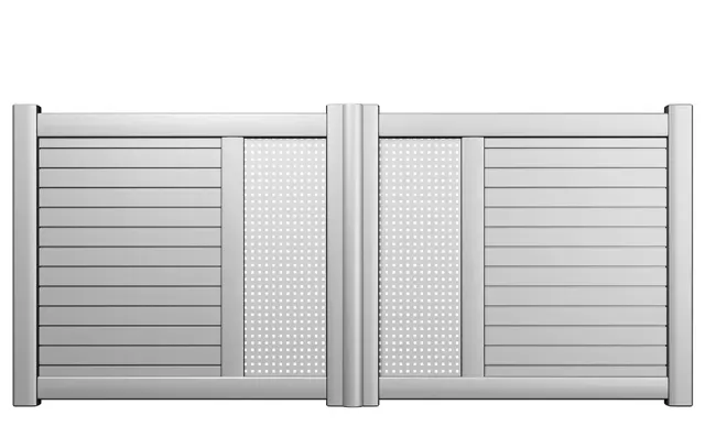 Préfalu Tanet portail jardin battant aluminium