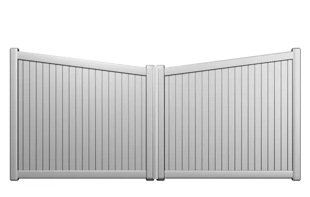 Préfalu Pilatus portail battant aluminium jardin