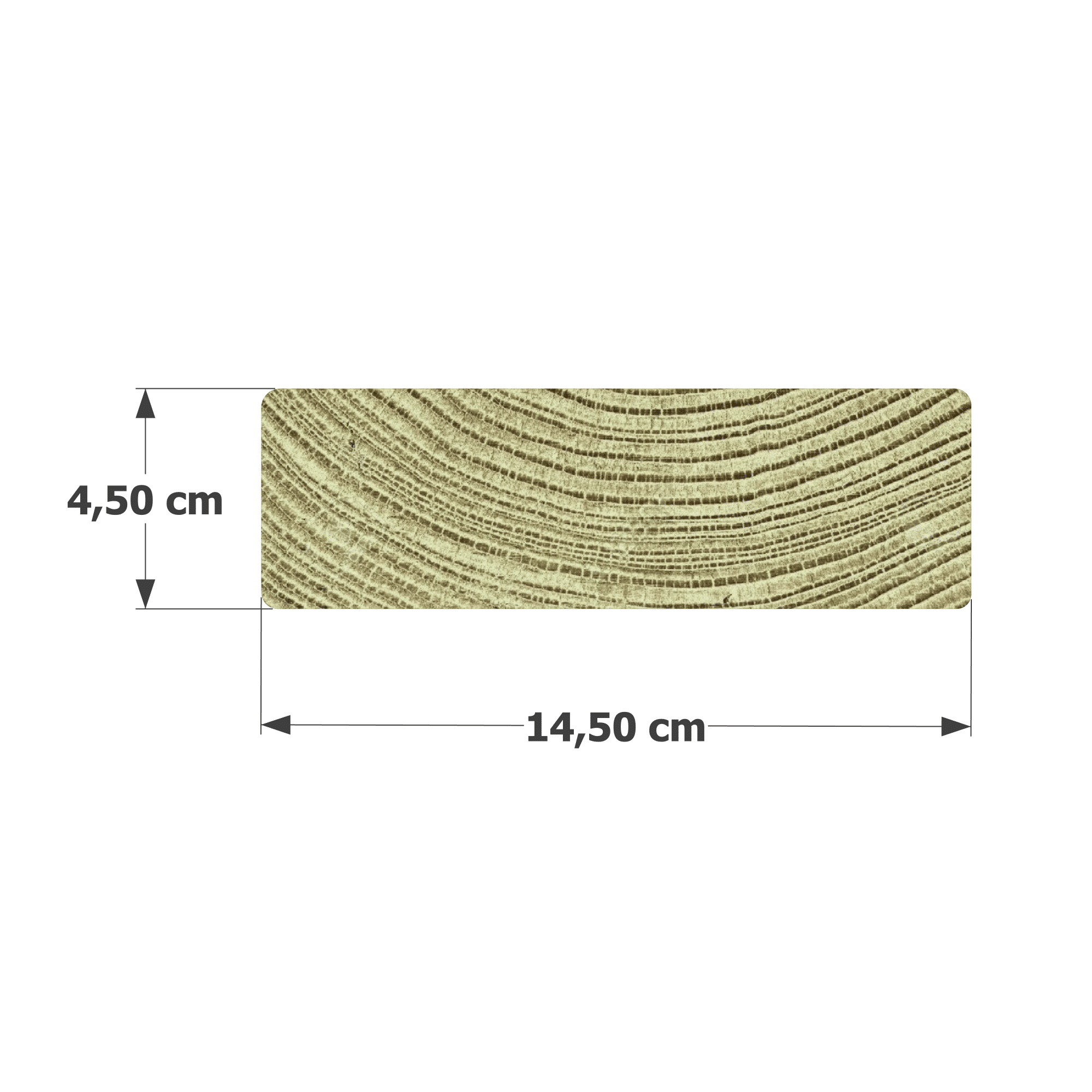 Abri Français Bois Madrier Chevron 45x145 mm Classe 4