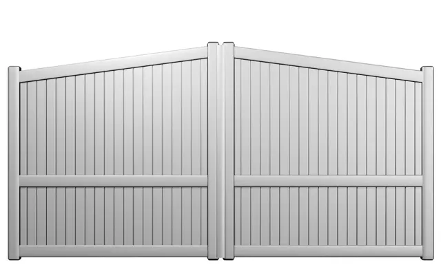 Préfalu CAROUX portail battant aluminium extérieur