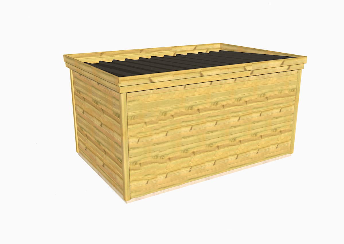 Abri Français Essentiel abri 4,34x3,44 m 14,93 m²