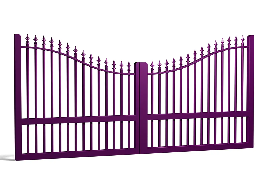 Préfalu ATTELAGE portail battant aluminium jardin