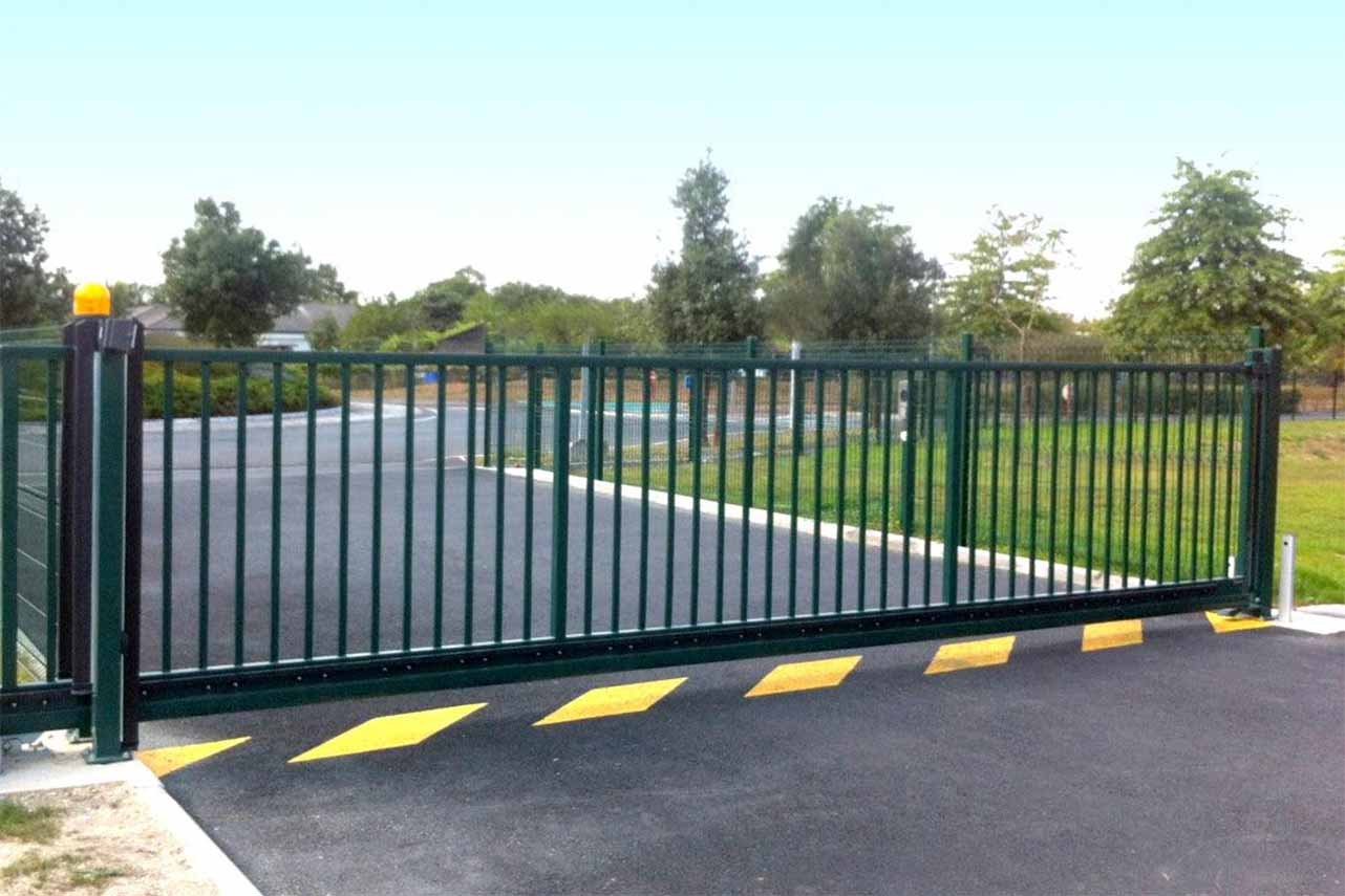 METAL GARDEN Portails Autoportés Acier portail barreaudé éco 4000 mm
