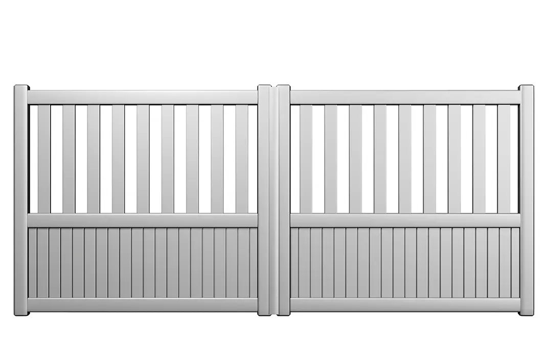 Préfalu Pinde portail battant aluminium droit