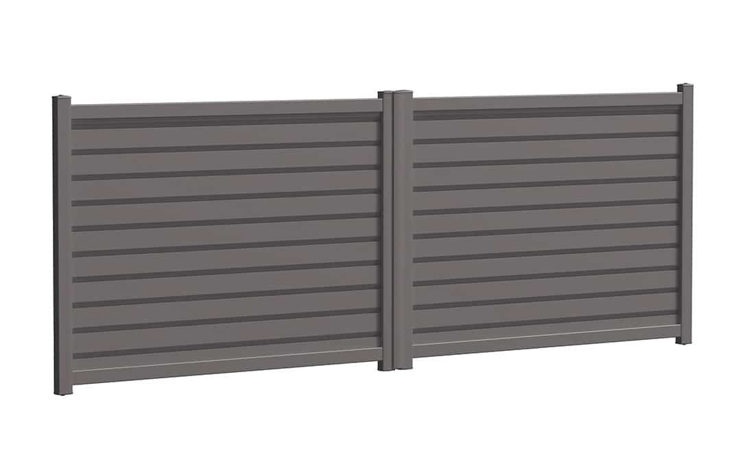 Préfalu TILL portail battant aluminium jardin droit