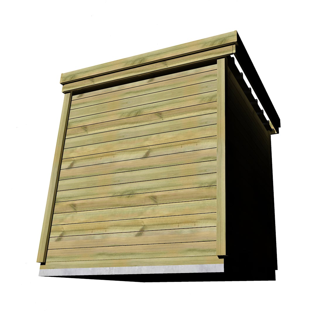 Abri Français Gamme Origine local technique abri jardin porte double 5,4m2