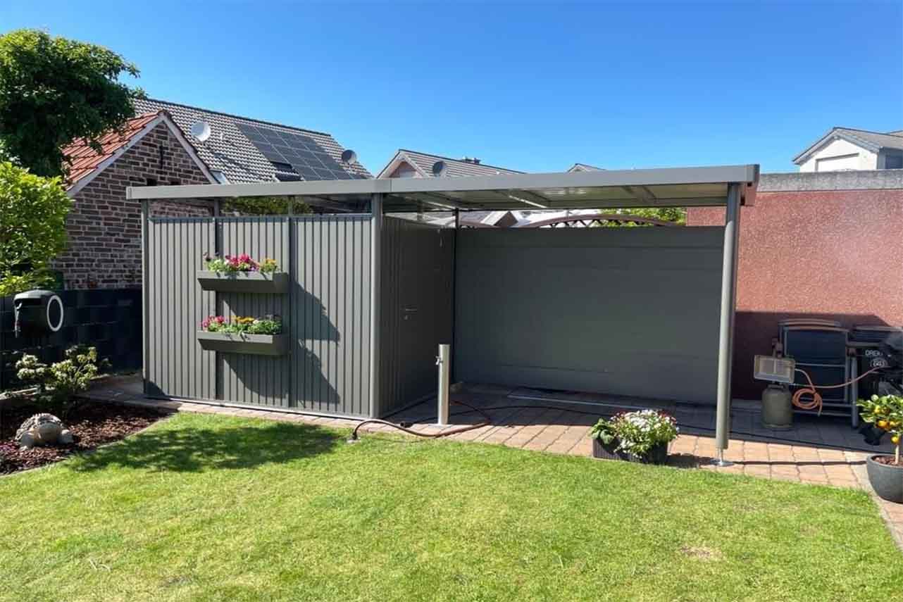 METAL GARDEN Pool Houses pool house plat 275x195 cm acier