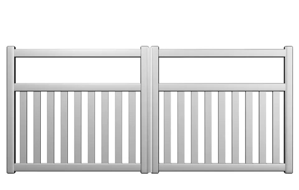 Préfalu OURAL portail battant aluminium jardin