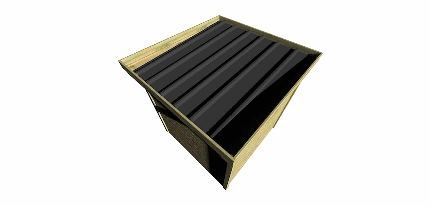 Abri Français Gamme Origine abri piscine jardin porte simple 5,4m2