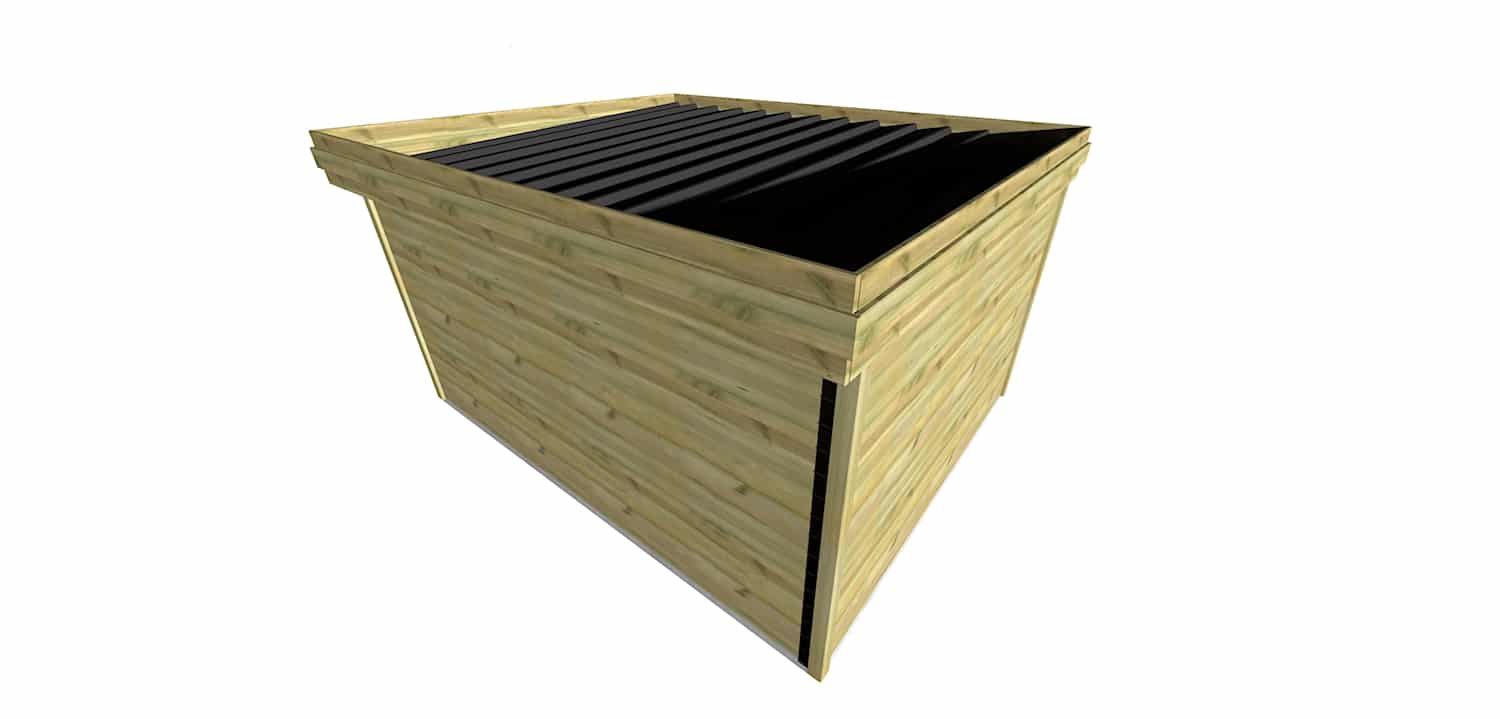 Abri Français Origine sur mesure abri jardin 16,5 m²