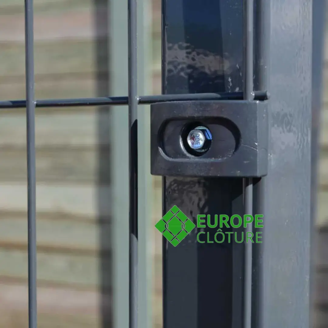 Europe Clôture Accessoires clip + cache-vis poteau carré
