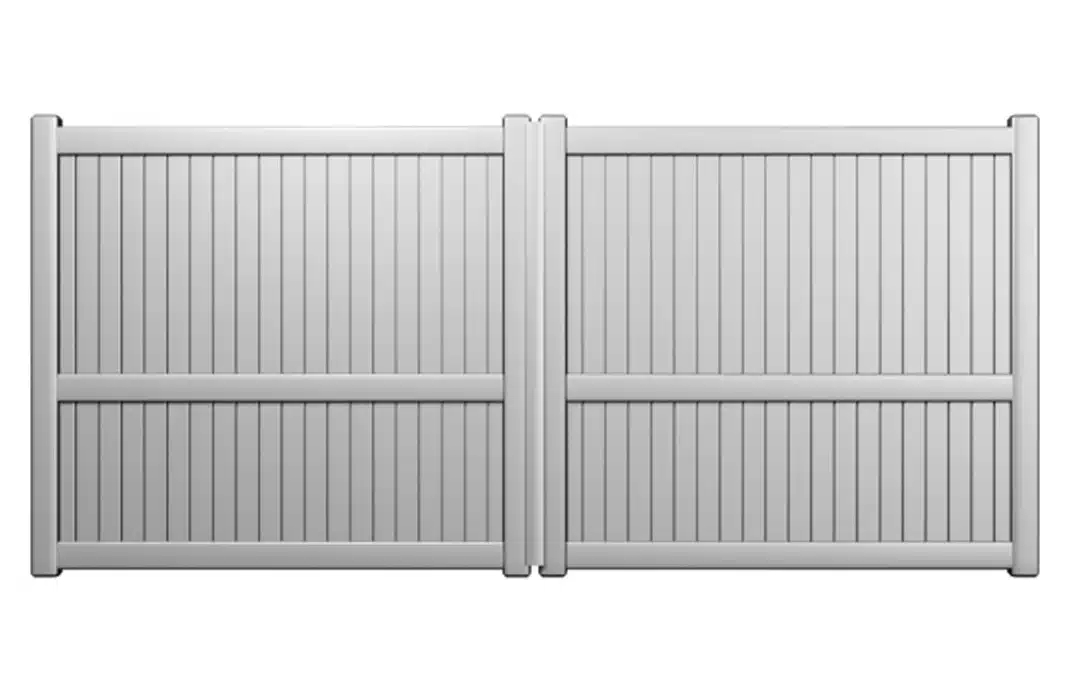 Préfalu Tendre portail battant aluminium droit motorisable