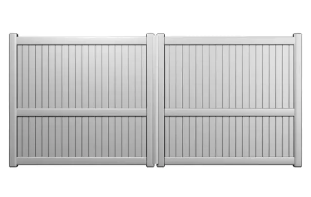 Préfalu Tendre portail battant aluminium droit motorisable