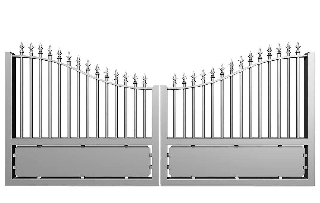 Préfalu Arbalete portail battant aluminium extérieur