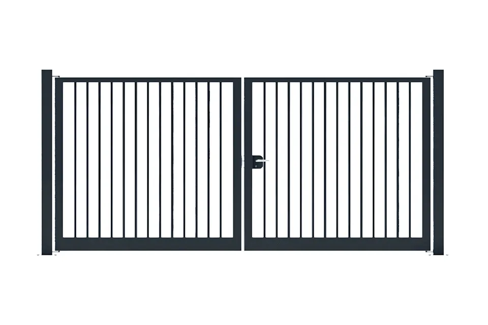METAL GARDEN Portails Battants Acier eco portail battant barreaudé