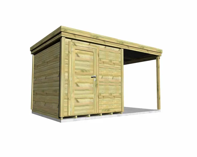 Abri Français Origine Cabanon abri de jardin 12,4 m²
