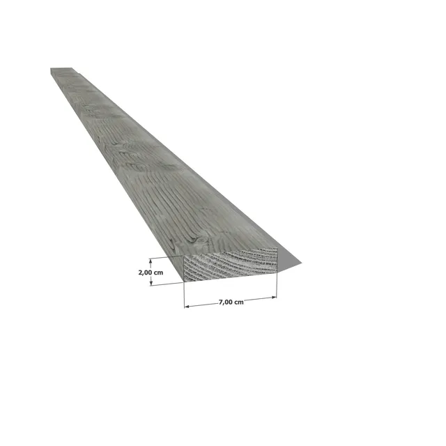 Abri Français Bois Latte Pin 20x70 mm Gris Classe 3