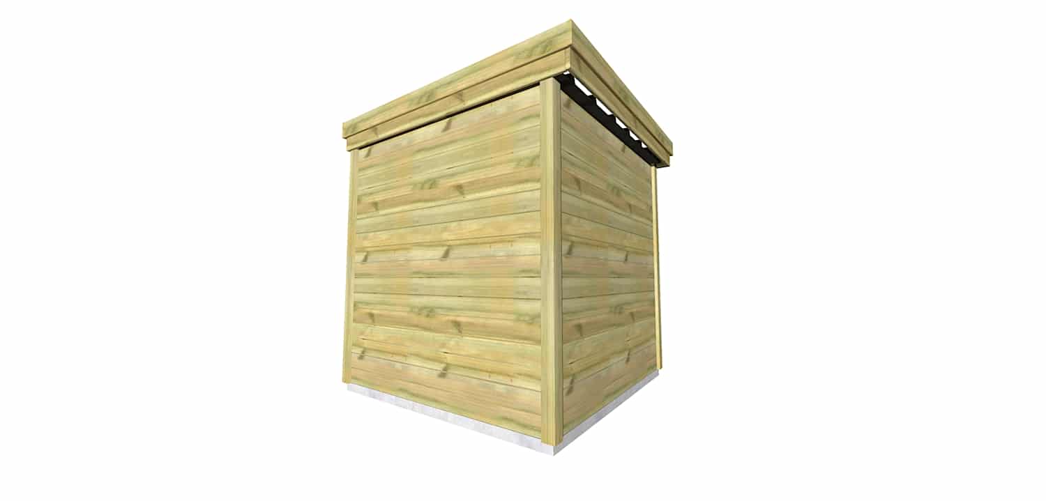 Abri Français Gamme Origine abri piscine jardin porte simple 5,4m2