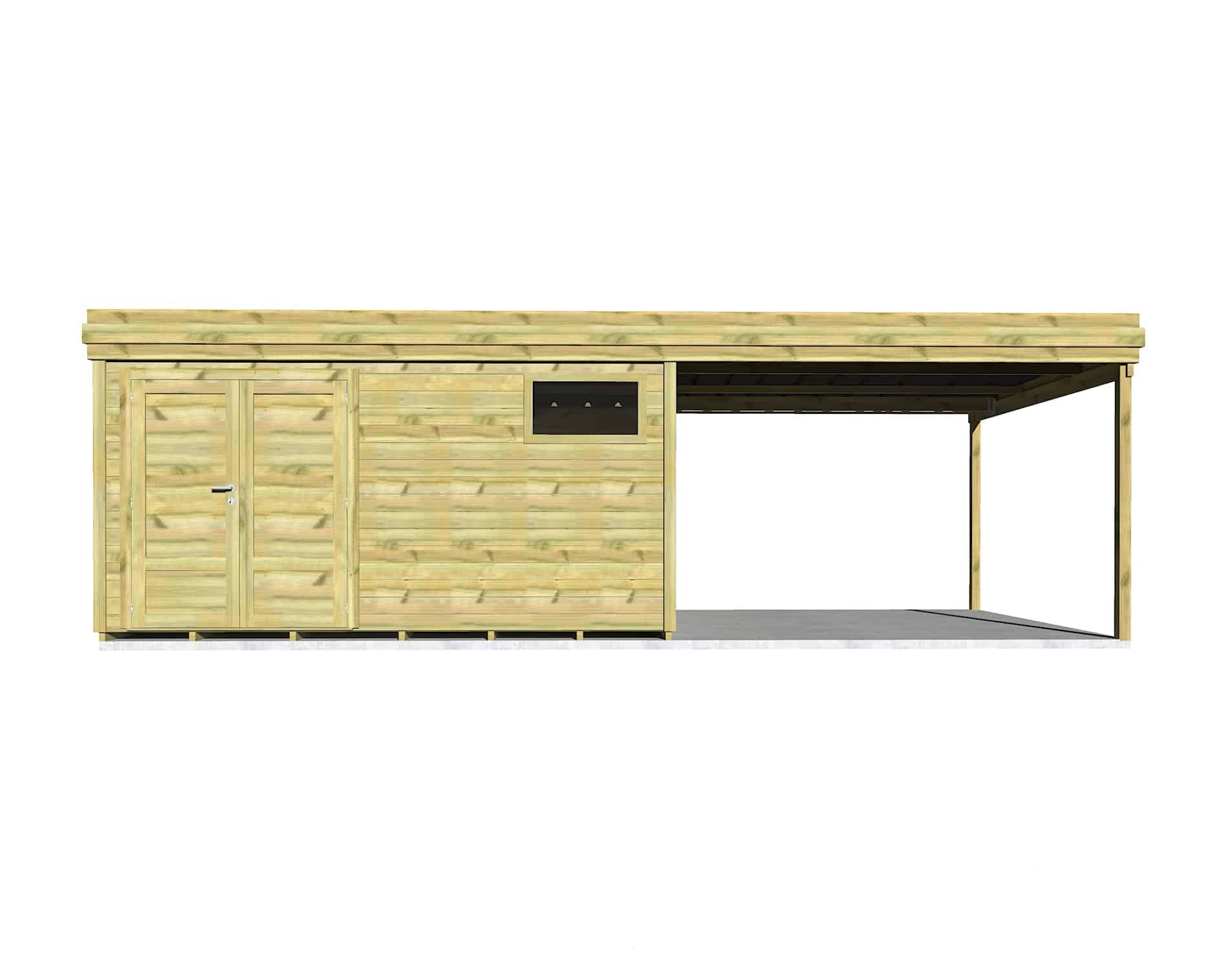 Abri Français Gamme Origine 4,2x3,3 m atelier extérieur 29,5 m²