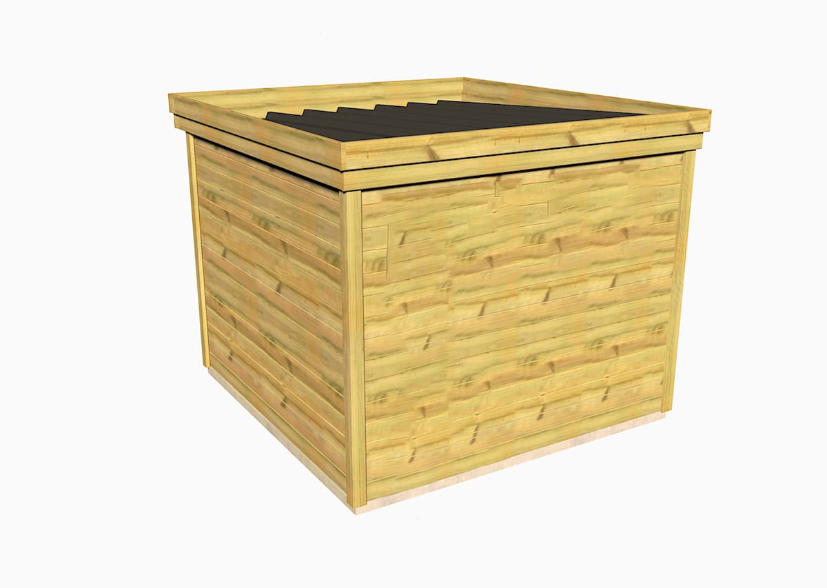 Abri Français Essentiel 2,64x2,64 m abri de jardin 6,97 m²