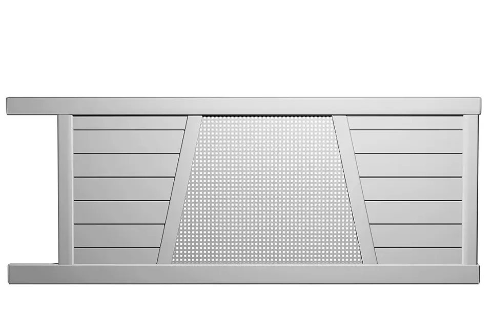 Préfalu Tian portail battant aluminium extérieur