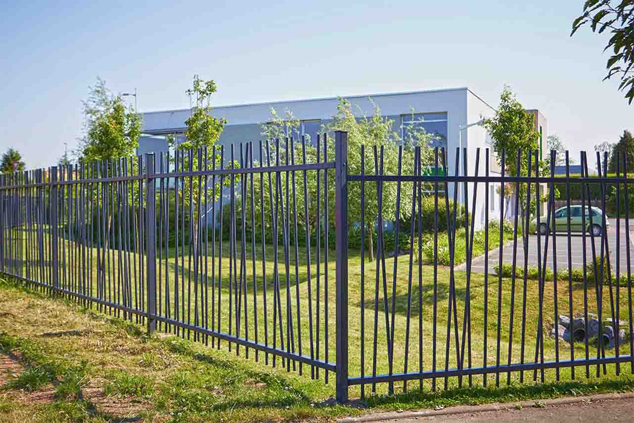 METAL GARDEN Barreaudages Acier panneau 1000 mm acier rond